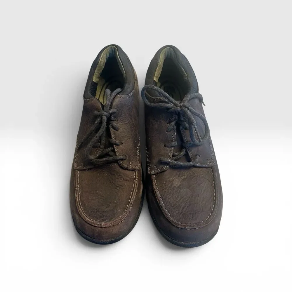 Dunham M837MB3 Brown Leather Comfort Walking Shoes Men’s 7.5D New Balance
